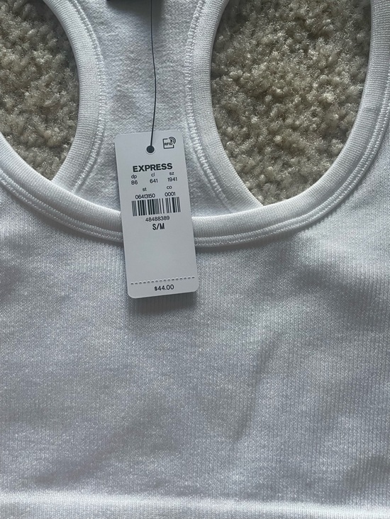 Express Ribbed Racerback Tank - Picture 3 of 4